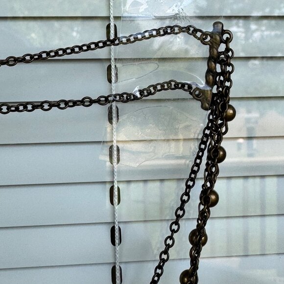 Layered Avon Necklace & Earrings Set With Shell Accents Jewelry In Box Vintage - Picture 7 of 16